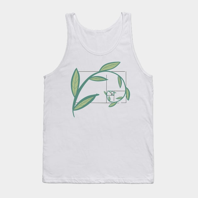 Fibonacci spiral plant Tank Top by jrepkin